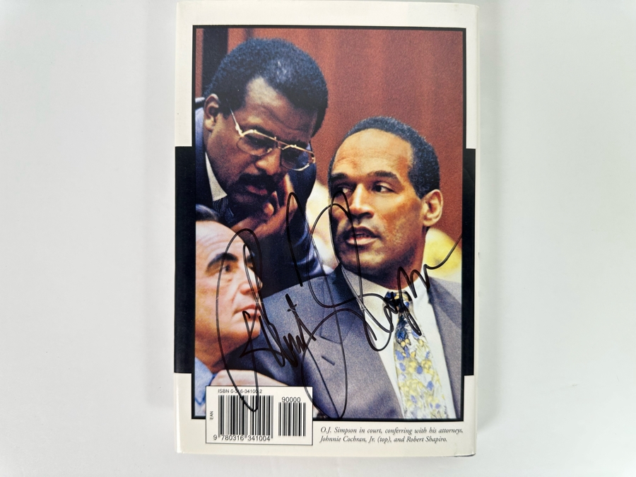 Signed First Edition Hardcover Book I Want To Tell You By O.J. Simpson Signed By Signed By Robert L. Shapiro On Back Cover And Inside Book 1995 [Photo 5]