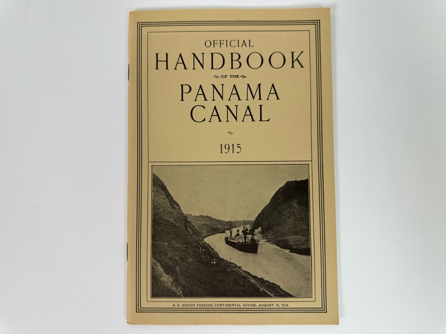 Vintage 1914 Hardcover Book The Panama Canal By Frederic J. Haskin With Photographs By Ernest Hallen Plus The Official Handbook Of The Panama Canal Reprinted In 1979 [Photo 9]