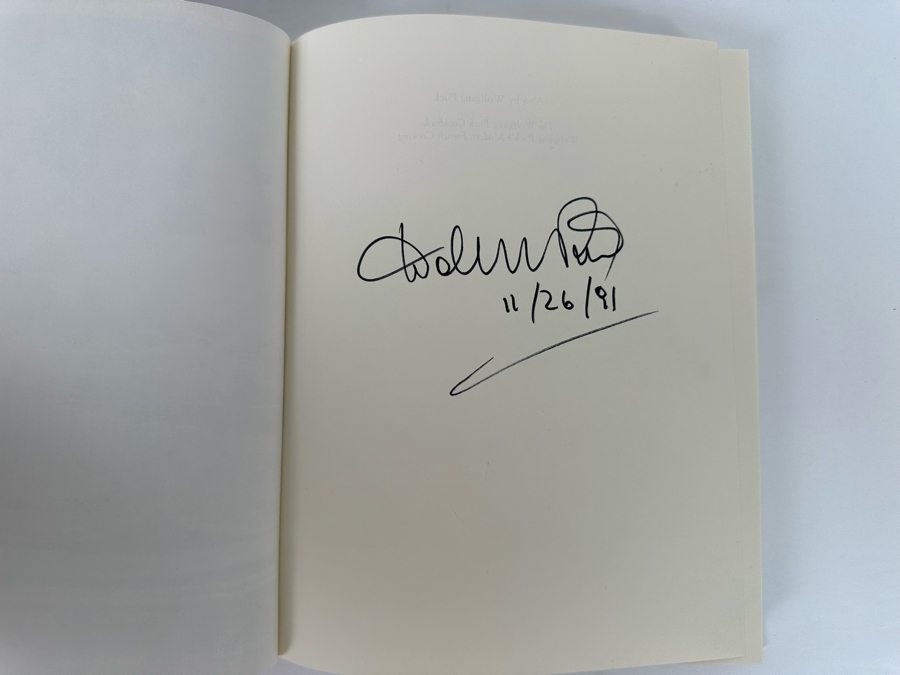 Signed First Edition Hardcover Book Wolfgang Puck Adventures In The ...