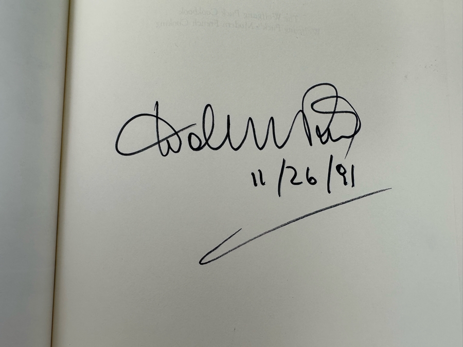 Signed First Edition Hardcover Book Wolfgang Puck Adventures In The Kitchen Signed By Wolfgang Puck 1991 [Photo 8]
