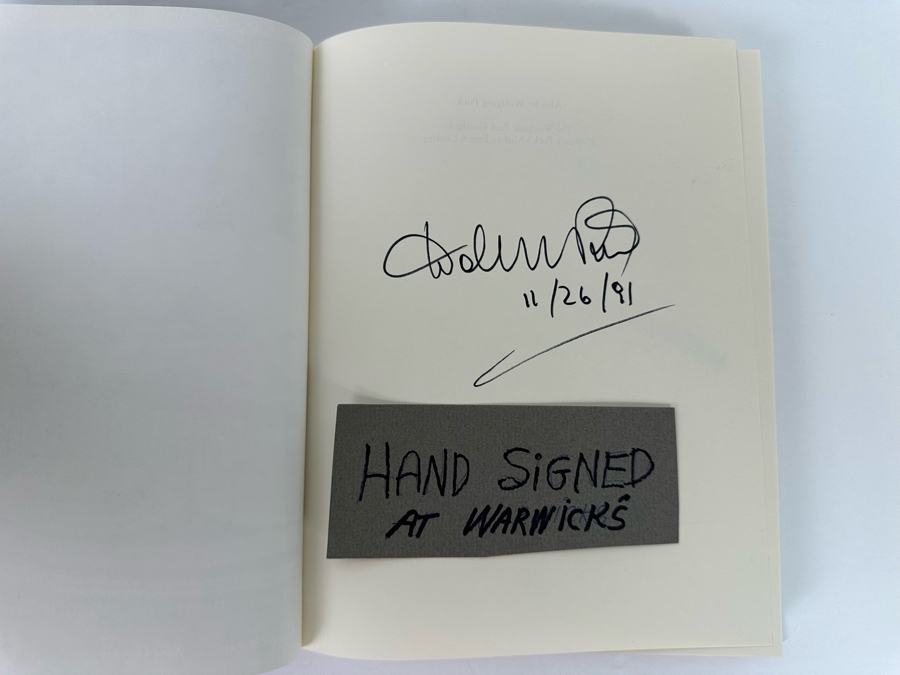 Signed First Edition Hardcover Book Wolfgang Puck Adventures In The Kitchen Signed By Wolfgang Puck 1991 [Photo 6]
