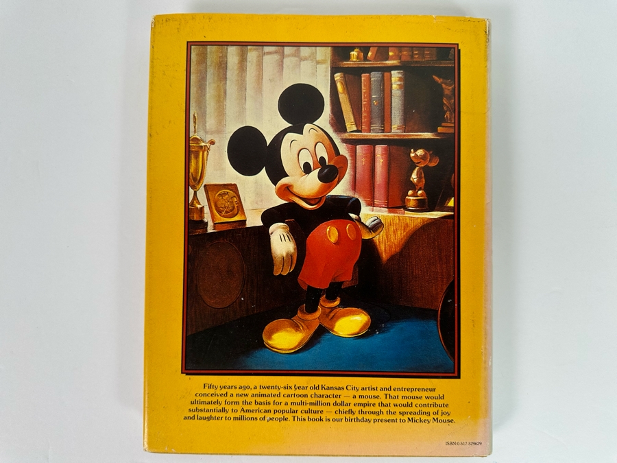 First Edition Hardcover Book Mickey Mouse Fifty Happy Years 1977 [Photo 15]