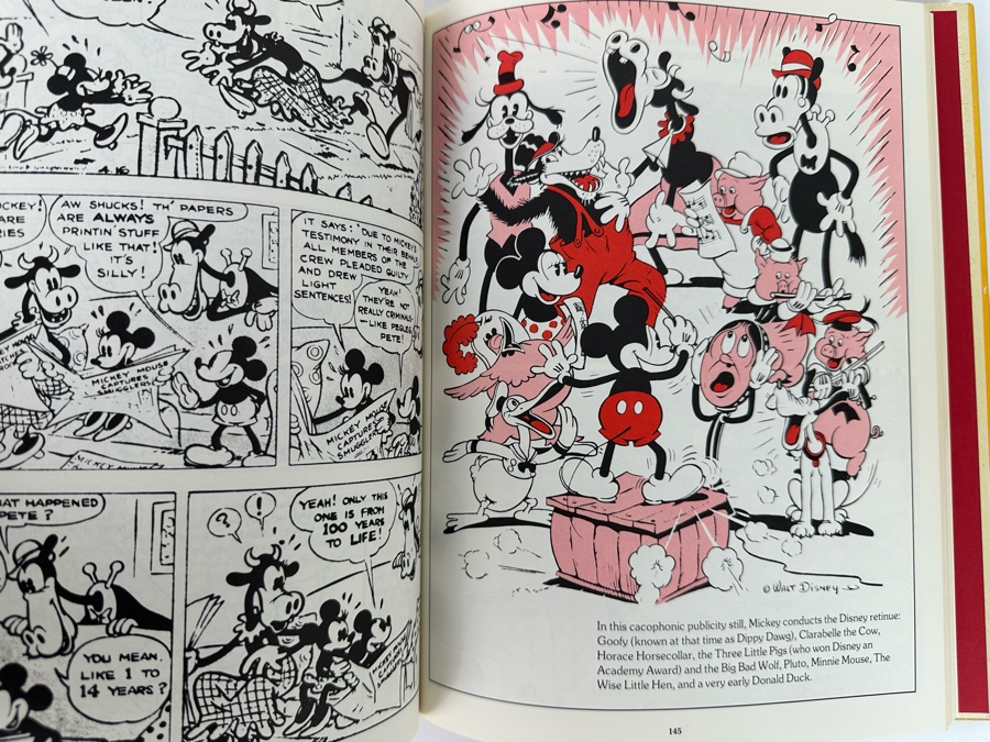 First Edition Hardcover Book Mickey Mouse Fifty Happy Years 1977 [Photo 7]