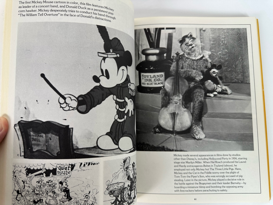 First Edition Hardcover Book Mickey Mouse Fifty Happy Years 1977 [Photo 12]