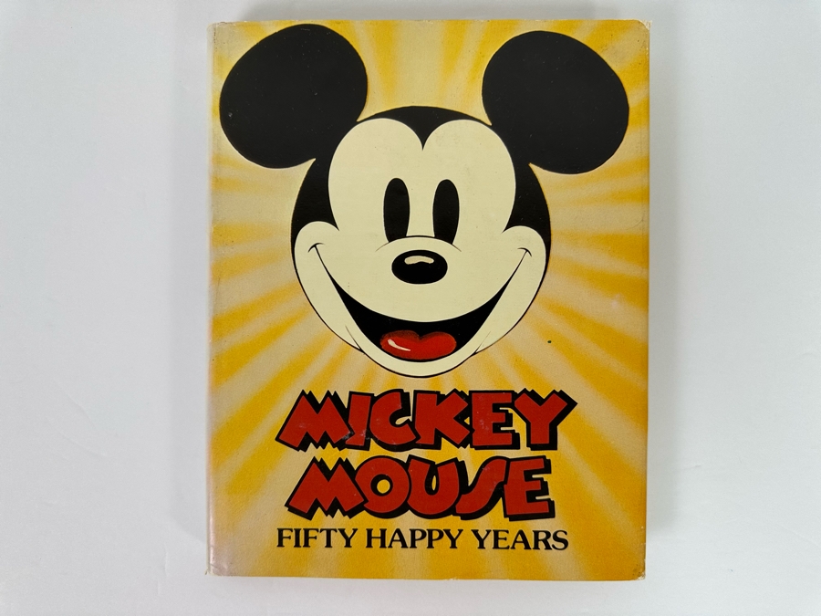 First Edition Hardcover Book Mickey Mouse Fifty Happy Years 1977 [Photo 2]
