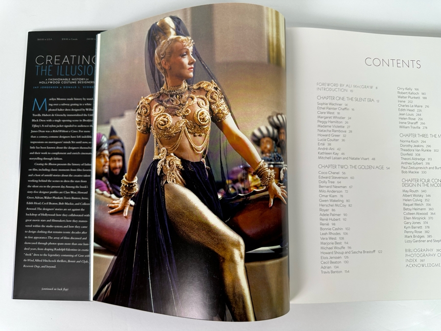 First Printing Hardcover Book Creating The Illusion A Fashionable History Of Hollywood Costume Designers By Jay Jorgensen & Donald L. Scoggins 2015 [Photo 8]