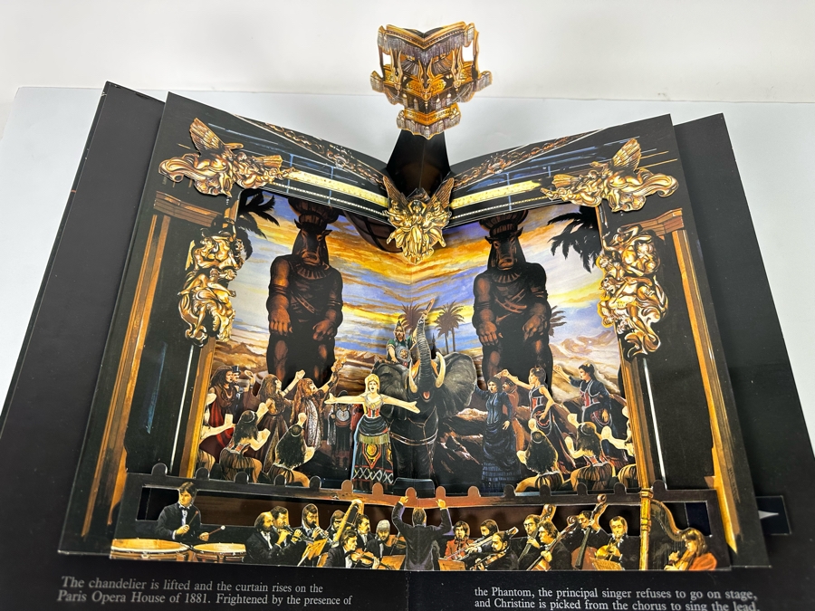 First Edition The Phantom Of The Opera Pop-Up Book 1988 [Photo 3]