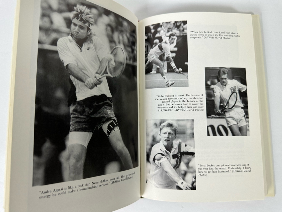 Signed First Edition Hardcover Book Winning Ugly Mental Warfare In Tennis - Tales From The Tour And Lessons From A Master Signed By Brad Gilbert 1993 [Photo 11]