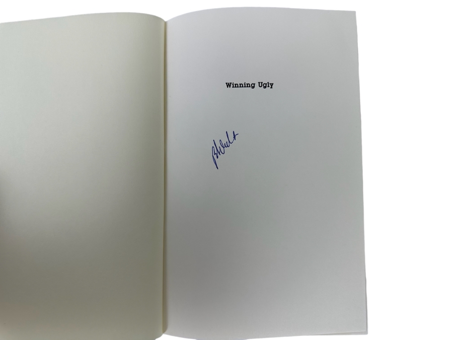 Signed First Edition Hardcover Book Winning Ugly Mental Warfare In Tennis - Tales From The Tour And Lessons From A Master Signed By Brad Gilbert 1993 [Photo 2]