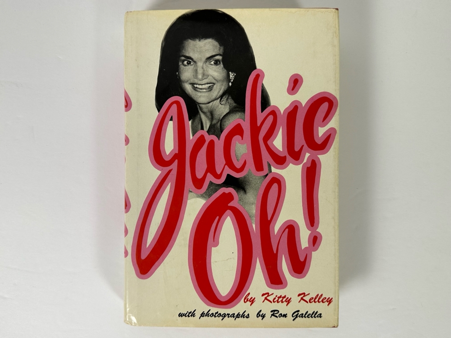 Signed First Edition Hardcover Book Jackie Oh! Signed By Kitty Kelley 1978 [Photo 4]