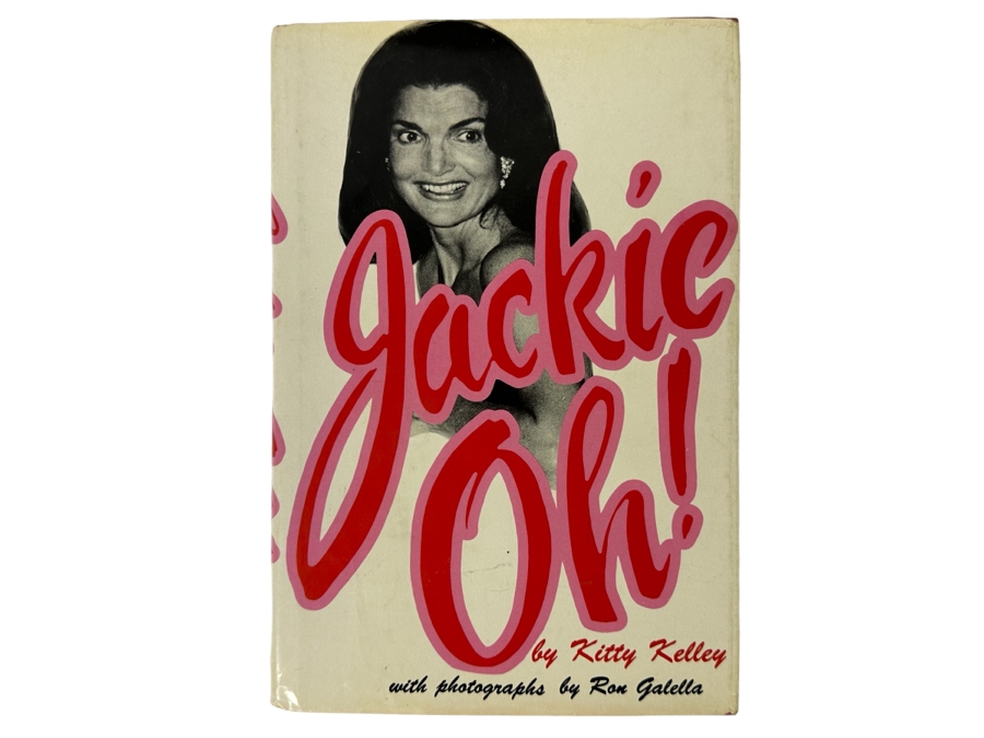 Signed First Edition Hardcover Book Jackie Oh! Signed By Kitty Kelley 1978 [Photo 3]
