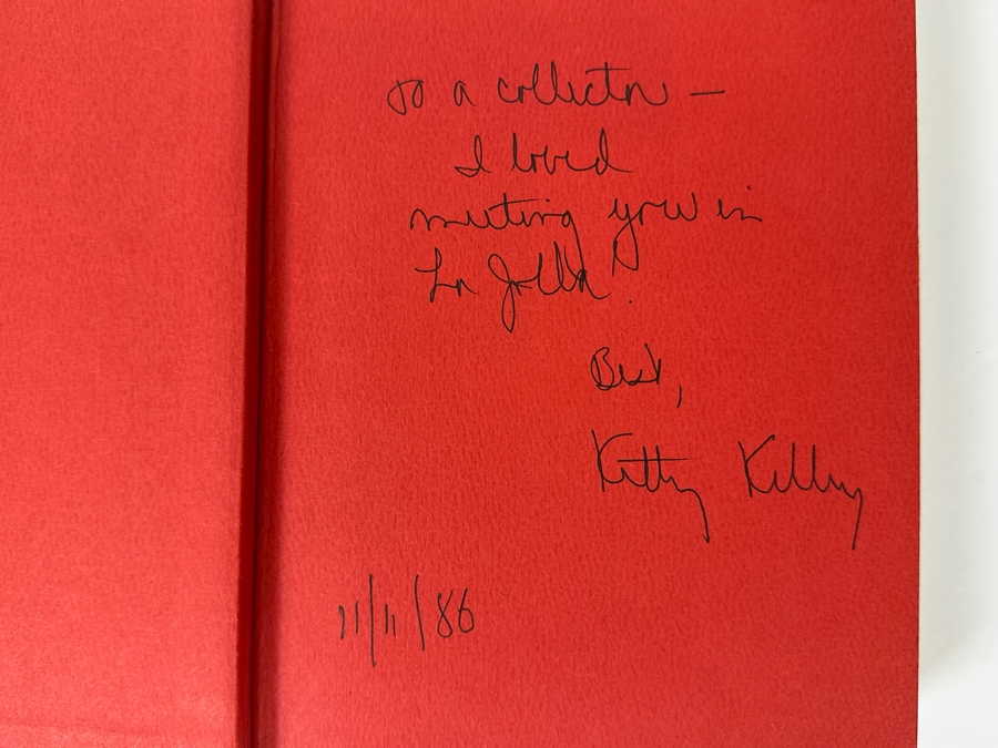 Signed First Edition Hardcover Book Jackie Oh! Signed By Kitty Kelley 1978 [Photo 7]
