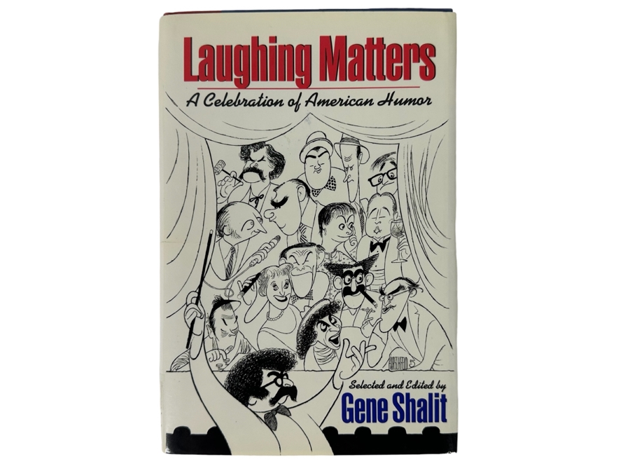 Signed First Edition Hardcover Book Laughing Matters A Celebration Of American Humor Signed By Gene Shalit 1987 [Photo 3]