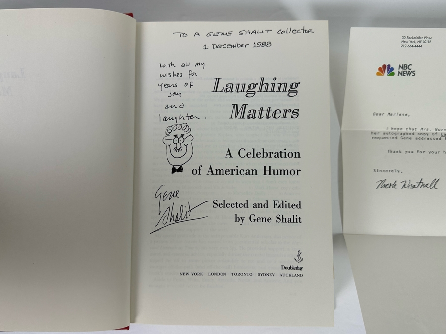 Signed First Edition Hardcover Book Laughing Matters A Celebration Of ...