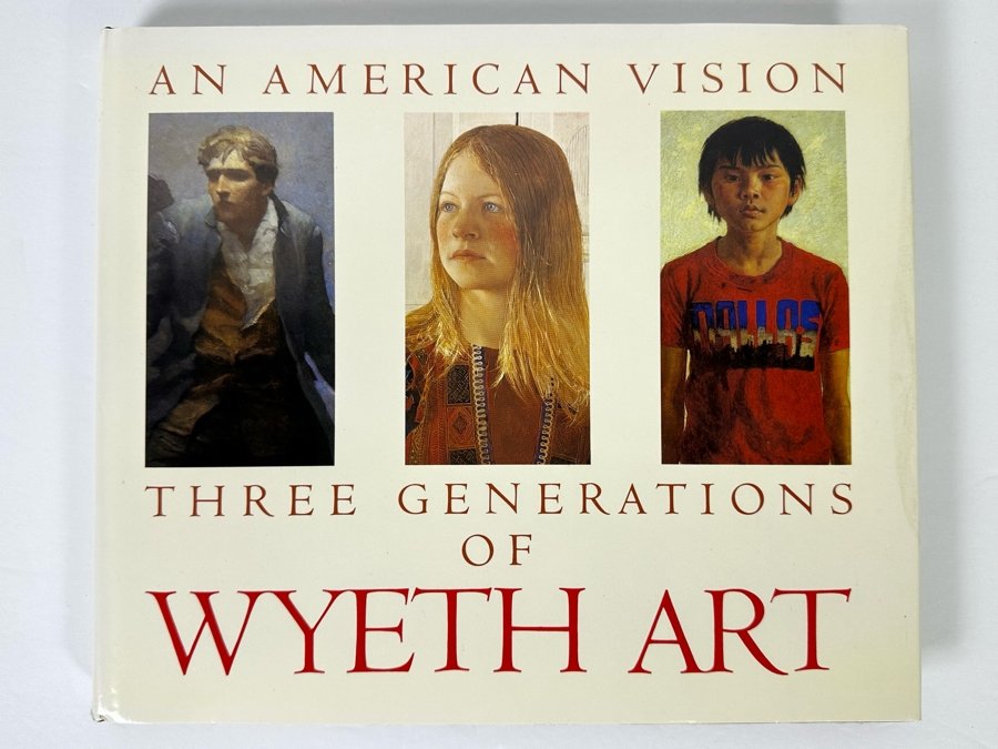 First Edition Hardcover Book An American Vision Three Generations Of Wyeth Art 1987 [Photo 2]