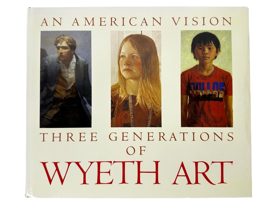 First Edition Hardcover Book An American Vision Three Generations Of Wyeth Art 1987 [Photo 1]