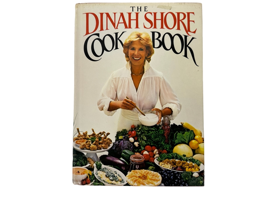 Signed First Edition Hardcover Book The Dinah Shore Cookbook Signed By Dinah Shore 1983 [Photo 2]
