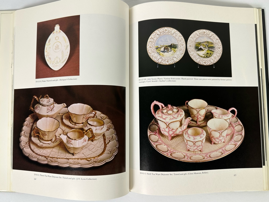 Signed First Edition Hardcover Book Belleek The Complete Collector's Guide And Illustrated Reference Signed By Richard K. Degenhardt 1978 [Photo 11]