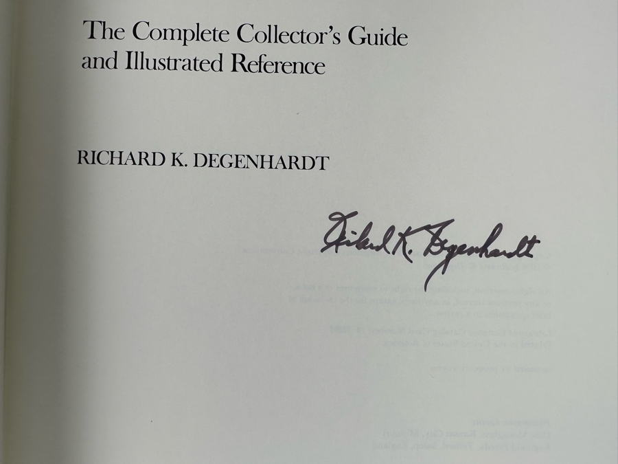 Signed First Edition Hardcover Book Belleek The Complete Collector's Guide And Illustrated Reference Signed By Richard K. Degenhardt 1978 [Photo 7]