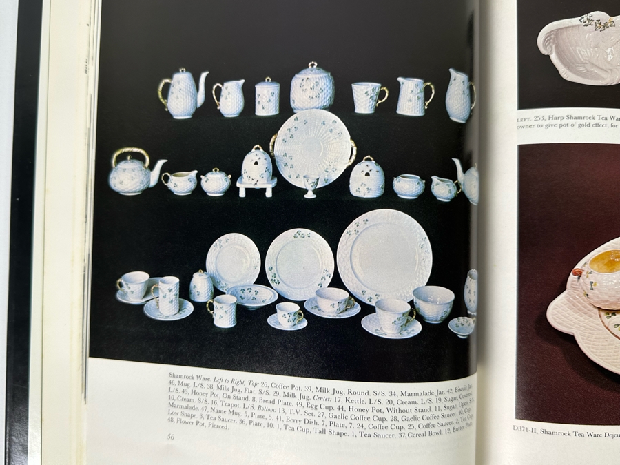 Signed First Edition Hardcover Book Belleek The Complete Collector's Guide And Illustrated Reference Signed By Richard K. Degenhardt 1978 [Photo 12]