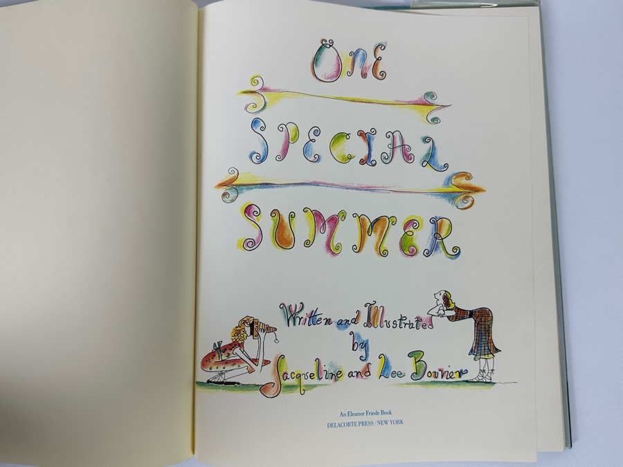 First Printing Hardcover Book One Special Summer By Jacqueline And Lee Bouvier 1974 [Photo 4]