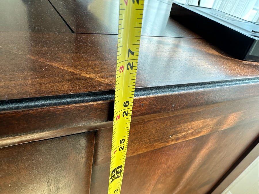 Wooden Credenza Cabinet TV Stand By Universal Furniture 74W X 18D X 26.5H [Photo 10]