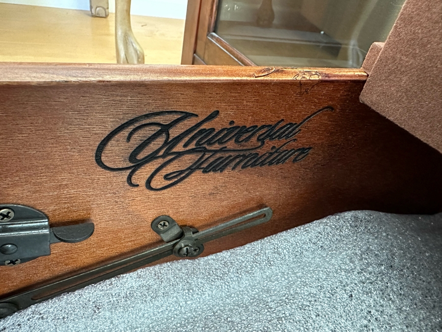 Wooden Credenza Cabinet TV Stand By Universal Furniture 74W X 18D X 26.5H [Photo 7]