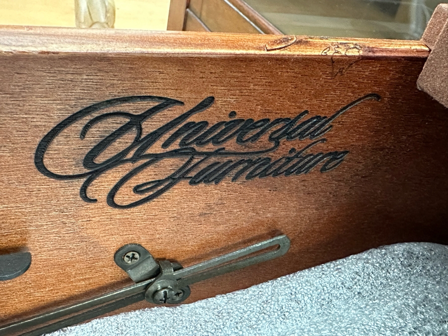 Wooden Credenza Cabinet TV Stand By Universal Furniture 74W X 18D X 26.5H [Photo 8]