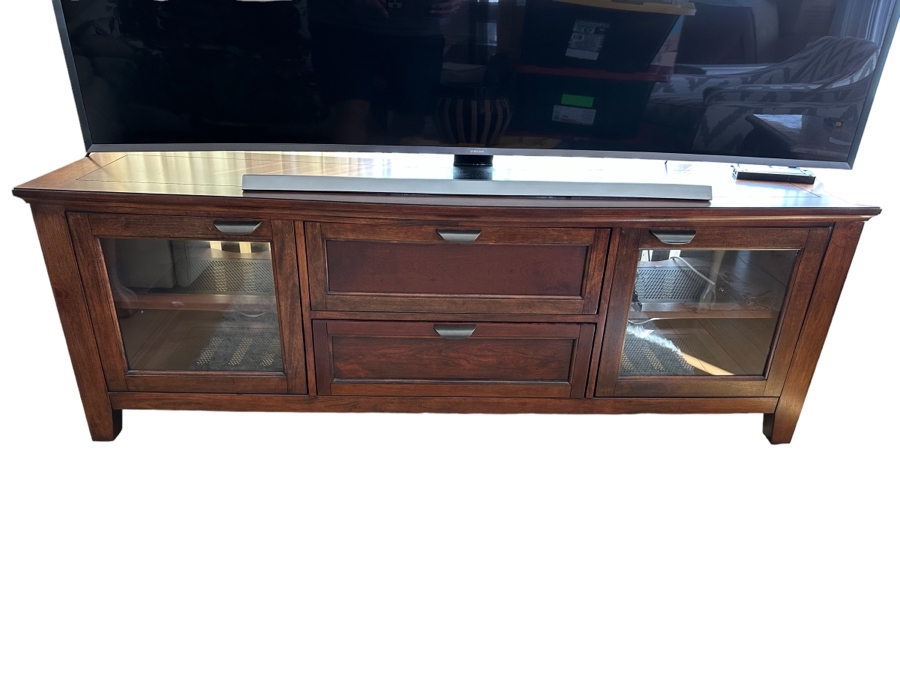 Wooden Credenza Cabinet TV Stand By Universal Furniture 74W X 18D X 26.5H [Photo 1]