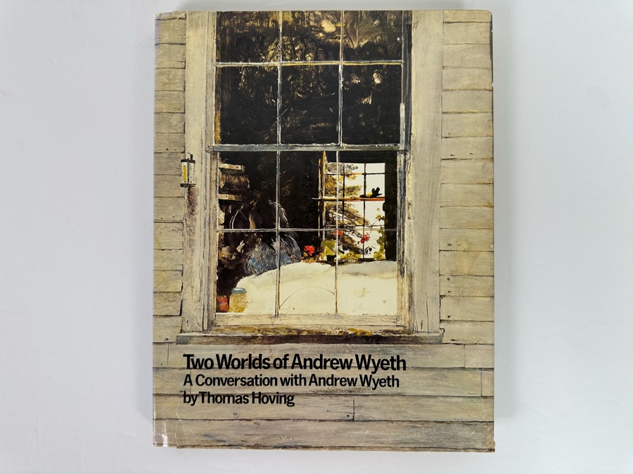 First Edition Hardcover Book Two Worlds Of Andrew Wyeth A Conversation With Andrew Wyeth By Thomas Hoving 1978 [Photo 2]