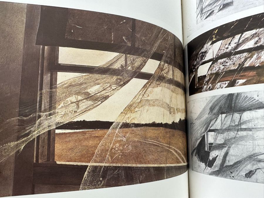 First Edition Hardcover Book Two Worlds Of Andrew Wyeth A Conversation With Andrew Wyeth By Thomas Hoving 1978 [Photo 9]