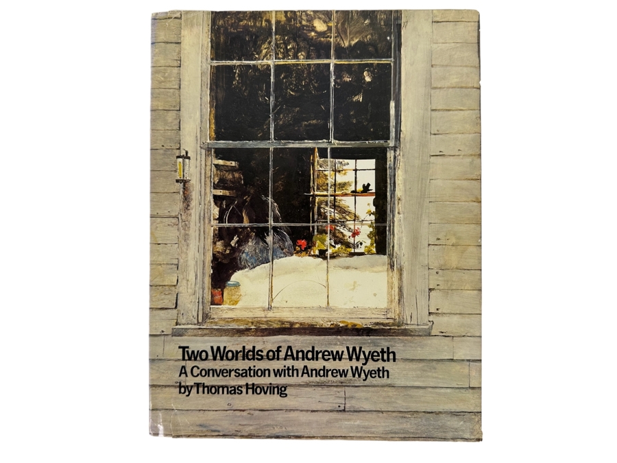 First Edition Hardcover Book Two Worlds Of Andrew Wyeth A Conversation With Andrew Wyeth By Thomas Hoving 1978 [Photo 1]
