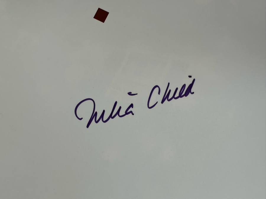Signed First Edition Hardcover Book In Julia's Kitchen With Master Chefs Signed By Julia Child [Photo 8]
