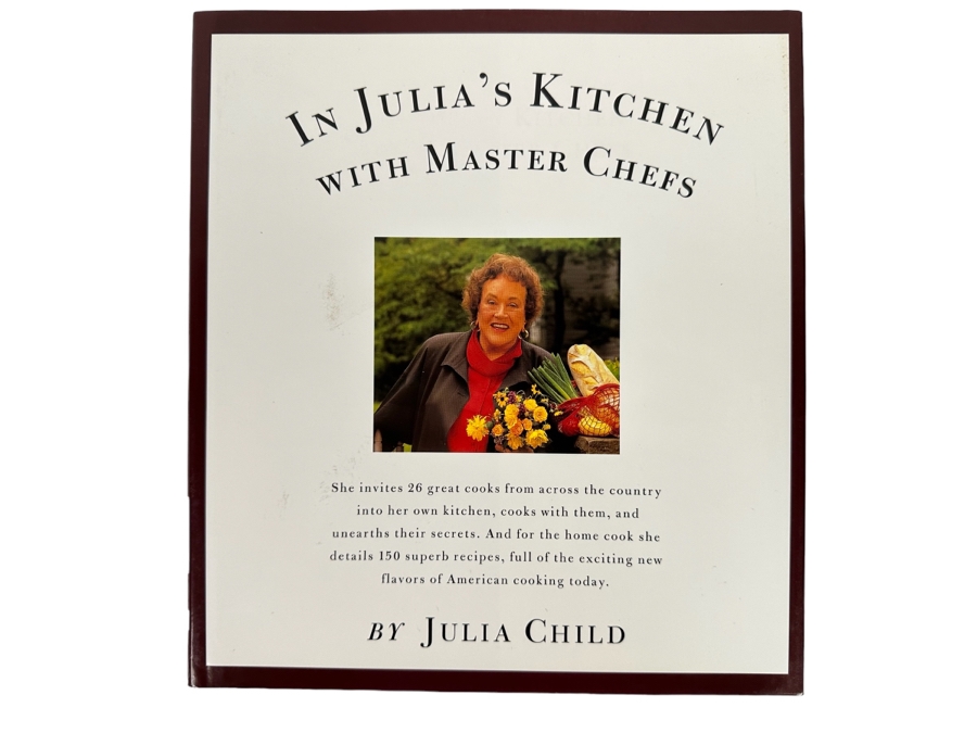 Signed First Edition Hardcover Book In Julia's Kitchen With Master Chefs Signed By Julia Child [Photo 3]