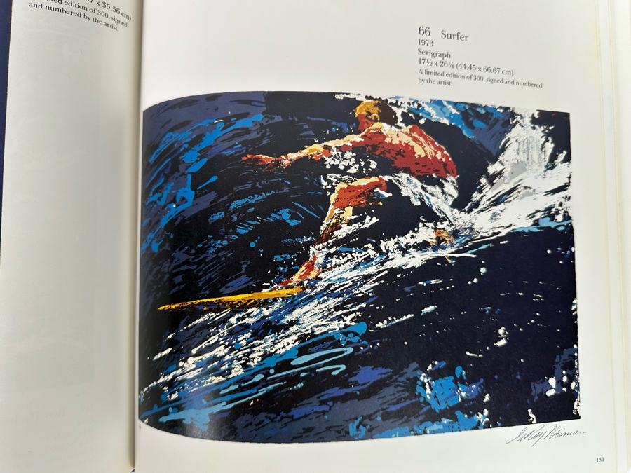 Signed First Edition Hardcover Book The Prints Of LeRoy Neiman 1980 [Photo 16]