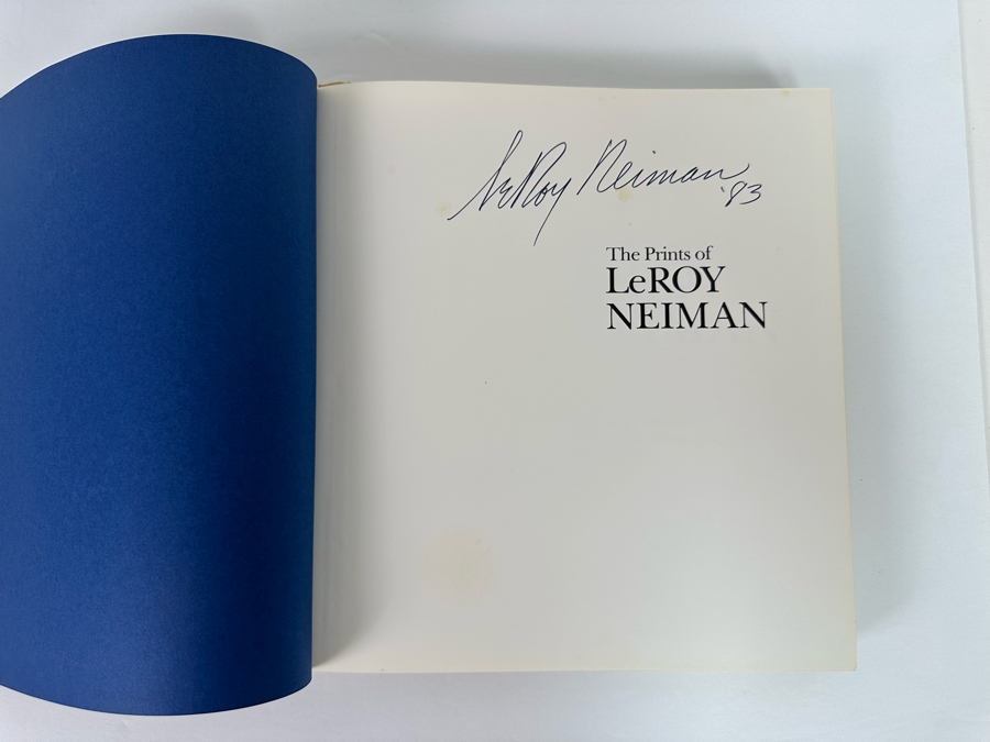 Signed First Edition Hardcover Book The Prints Of LeRoy Neiman 1980 [Photo 8]