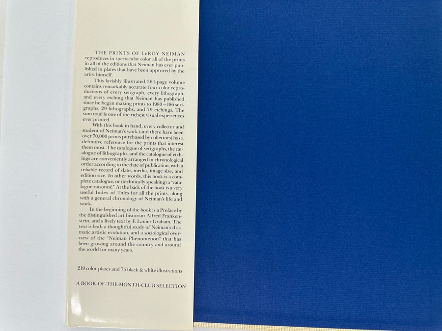 Signed First Edition Hardcover Book The Prints Of LeRoy Neiman 1980 [Photo 6]