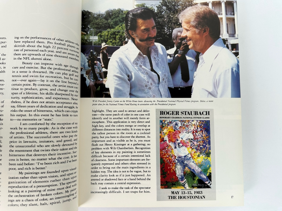 Signed First Edition Hardcover Book Winners Signed By LeRoy Neiman 1983 [Photo 11]