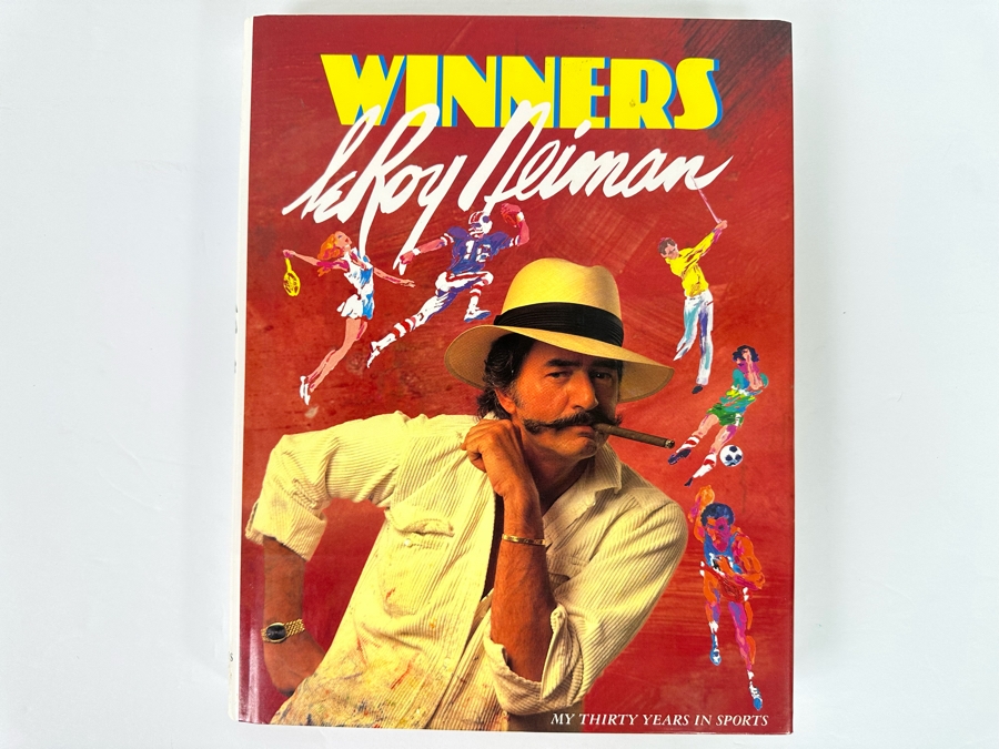 Signed First Edition Hardcover Book Winners Signed By LeRoy Neiman 1983 [Photo 4]