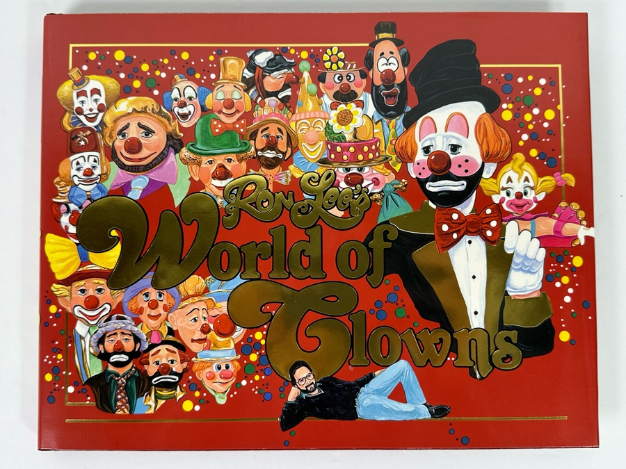 Signed First Edition Hardcover Book Ron Lee's World Of Clowns Signed By Ron Lee 1991 [Photo 5]