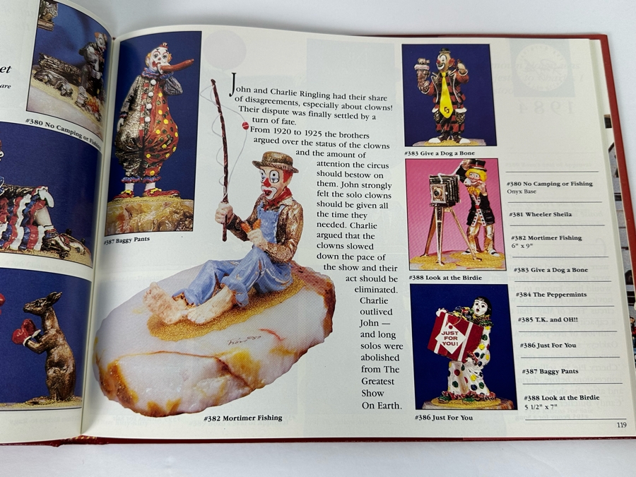 Signed First Edition Hardcover Book Ron Lee's World Of Clowns Signed By Ron Lee 1991 [Photo 15]