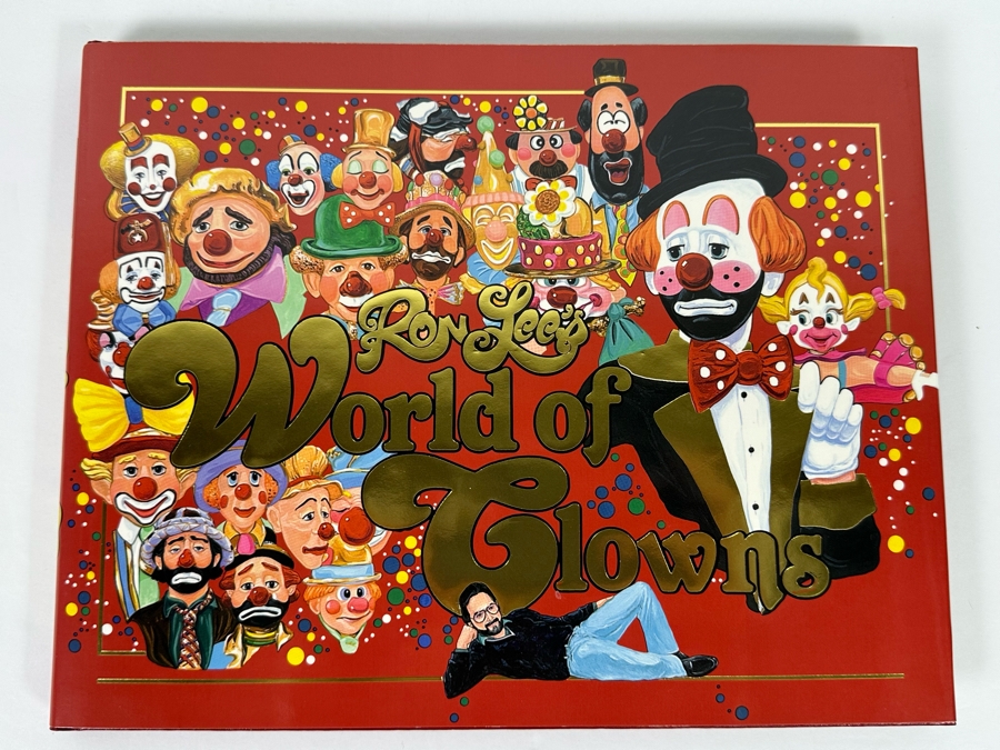 Signed First Edition Hardcover Book Ron Lee's World Of Clowns Signed By Ron Lee 1991 [Photo 4]