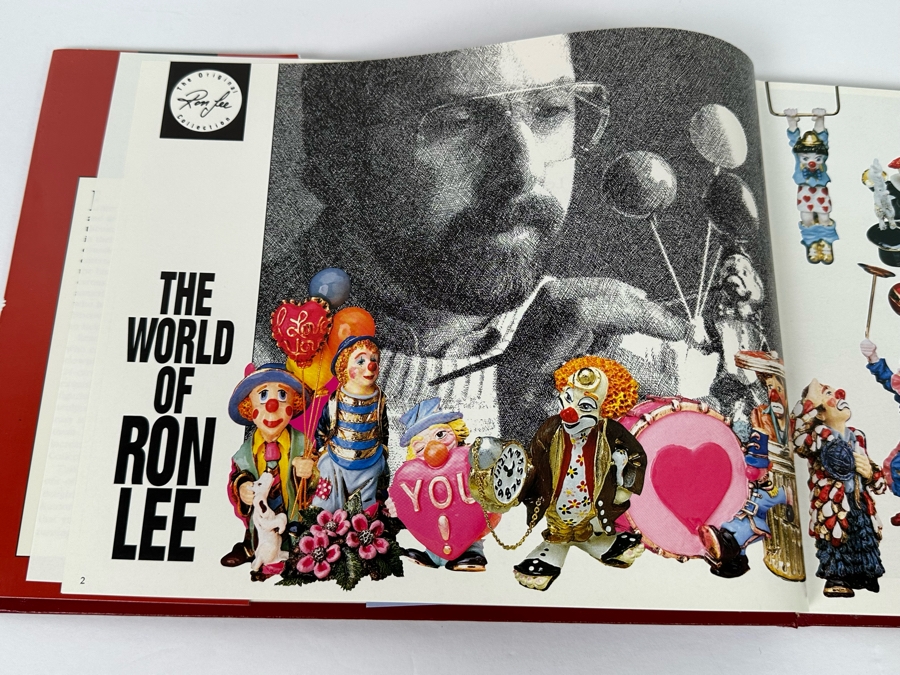 Signed First Edition Hardcover Book Ron Lee's World Of Clowns Signed By Ron Lee 1991 [Photo 13]