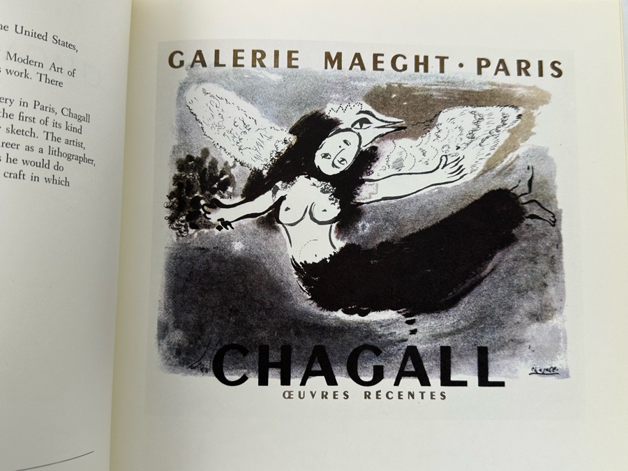 First Edition Hardcover Book Chagall's Posters Catalogue Raisonne 1975 By Charles Sorlier [Photo 6]