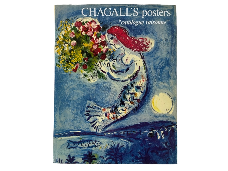 First Edition Hardcover Book Chagall's Posters Catalogue Raisonne 1975 By Charles Sorlier [Photo 1]