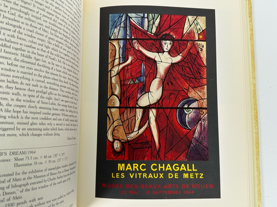 First Edition Hardcover Book Chagall's Posters Catalogue Raisonne 1975 By Charles Sorlier [Photo 10]