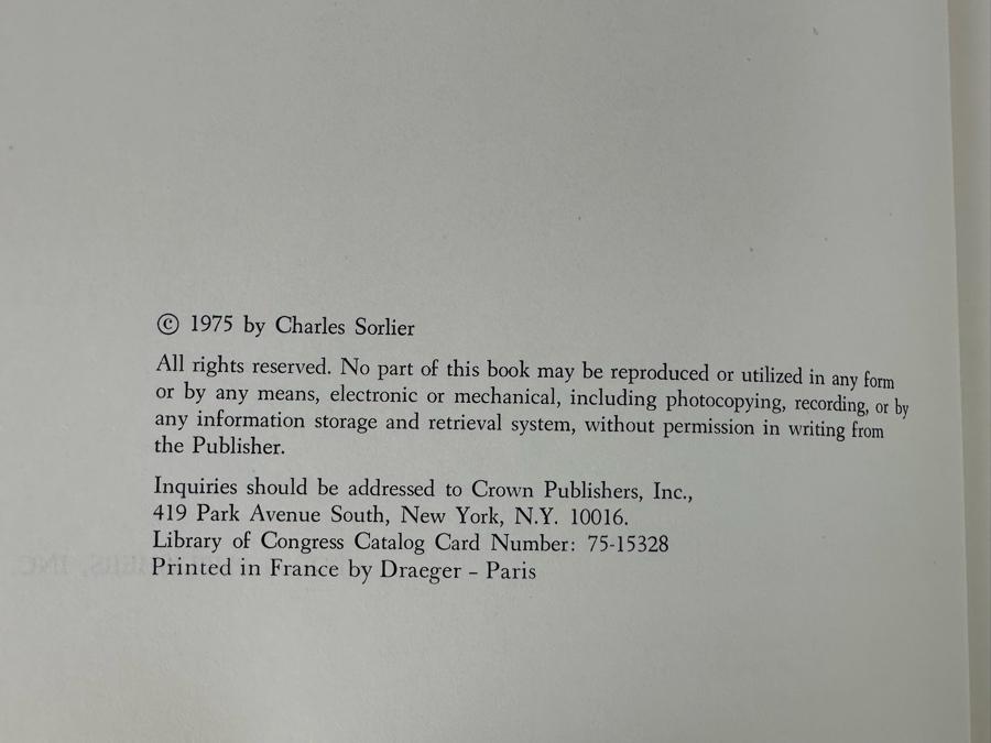 First Edition Hardcover Book Chagall's Posters Catalogue Raisonne 1975 By Charles Sorlier [Photo 5]