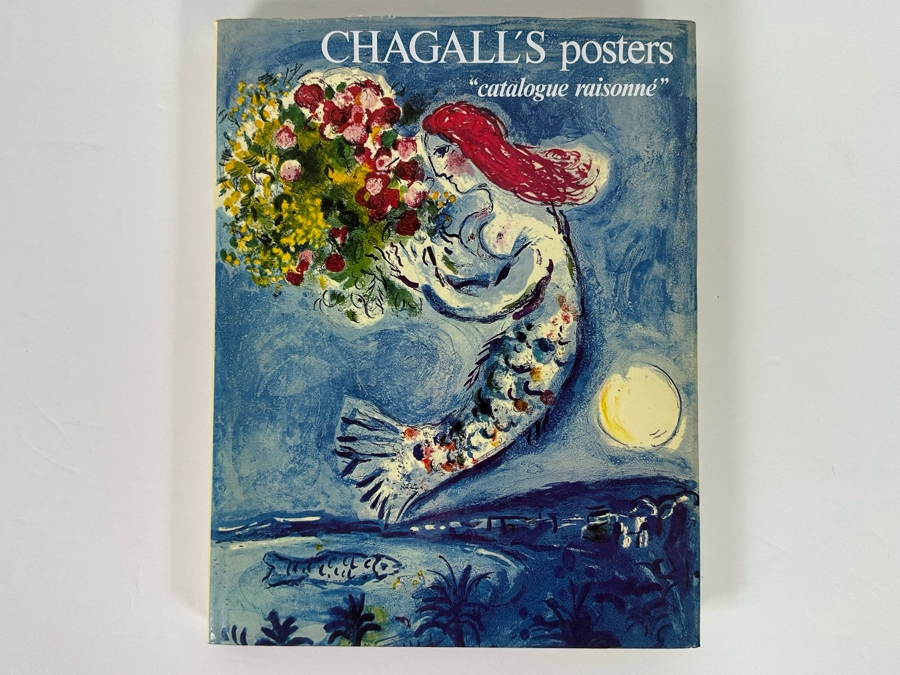 First Edition Hardcover Book Chagall's Posters Catalogue Raisonne 1975 By Charles Sorlier [Photo 2]