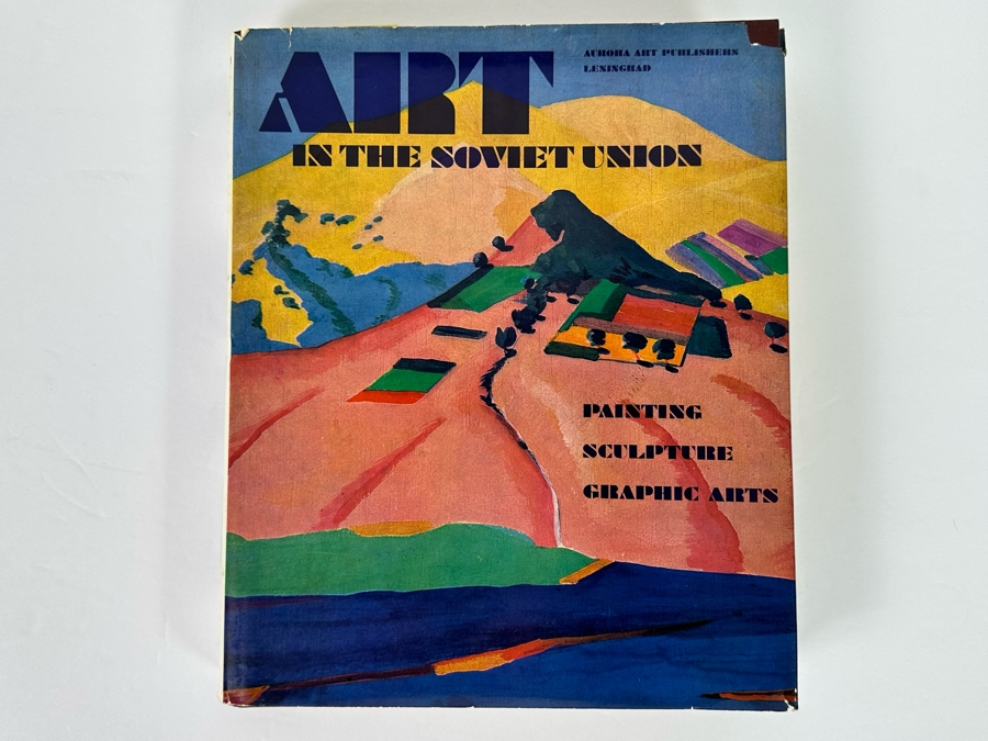 Art In The Soviet Union Hardcover Book Aurora Art Publishers Leningrad Painting Sculpture Graphic Arts [Photo 2]