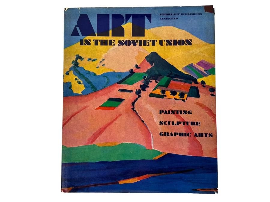 Art In The Soviet Union Hardcover Book Aurora Art Publishers Leningrad Painting Sculpture Graphic Arts [Photo 1]